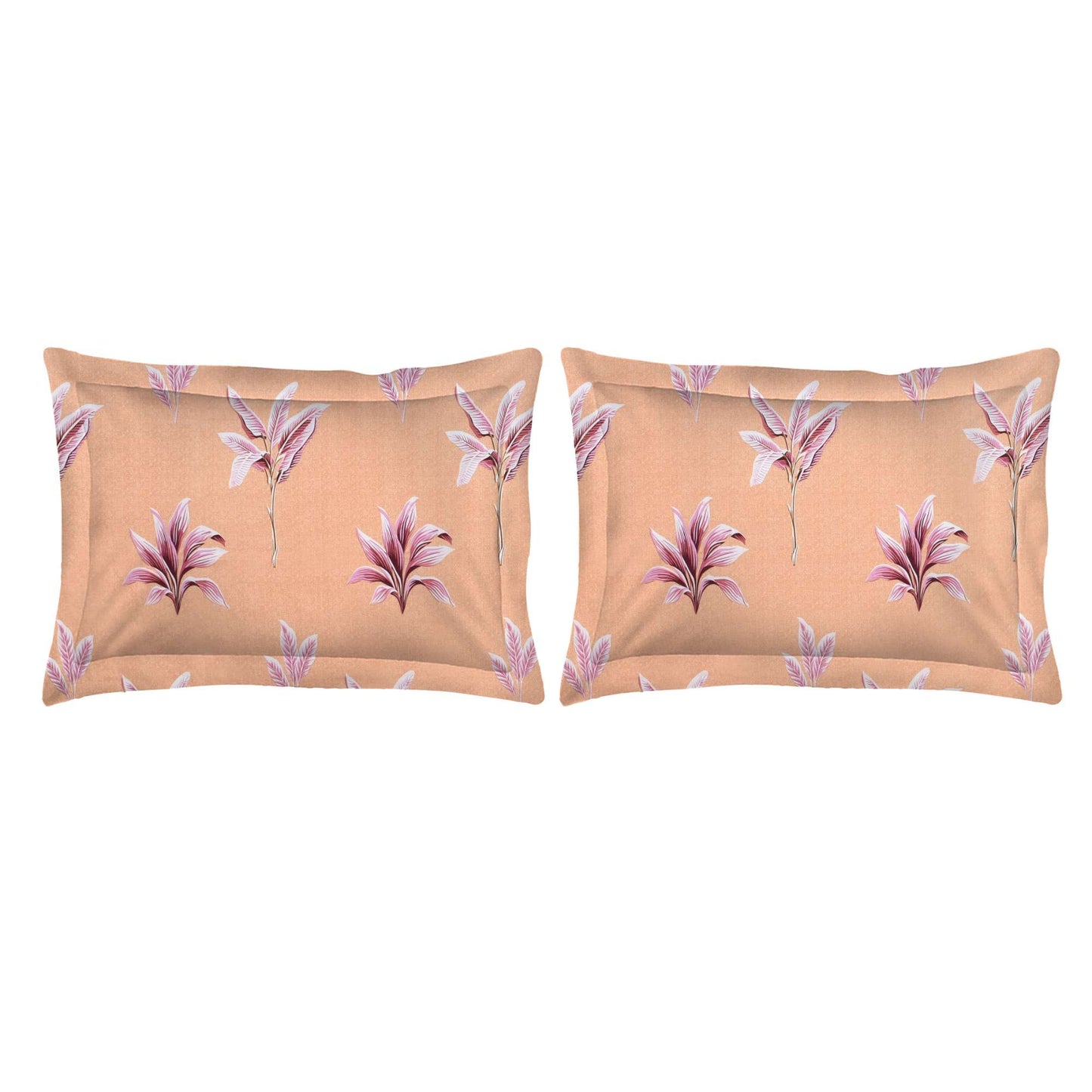 Floral Design Double Bed Set with Bedsheet and 2 Pillow Covers